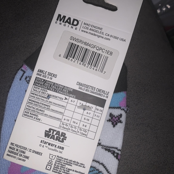 Disney Star Wars Women Ankle Sock - Picture 2 of 2